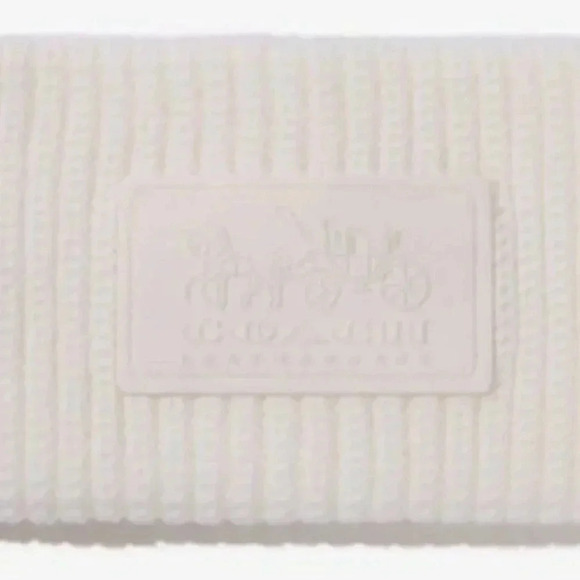COACH Cable Knit Winter Headband - Picture 2 of 3